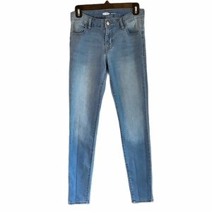 Old Navy Womens Super Skinny Light Blue denim Jeans 2